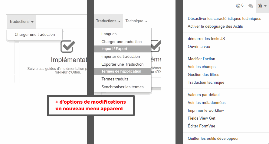 Odoo image et bloc de texte